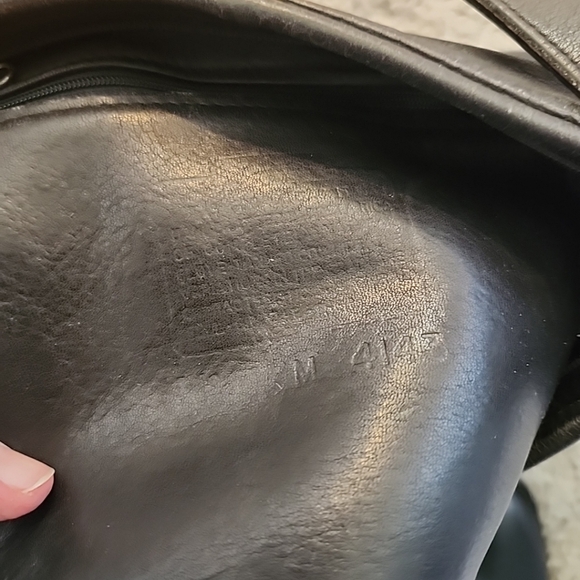 COACH 4143 Vintage WORTH 90s Crossbody Black Leather Shoulder Purse Bag USA - Picture 14 of 14